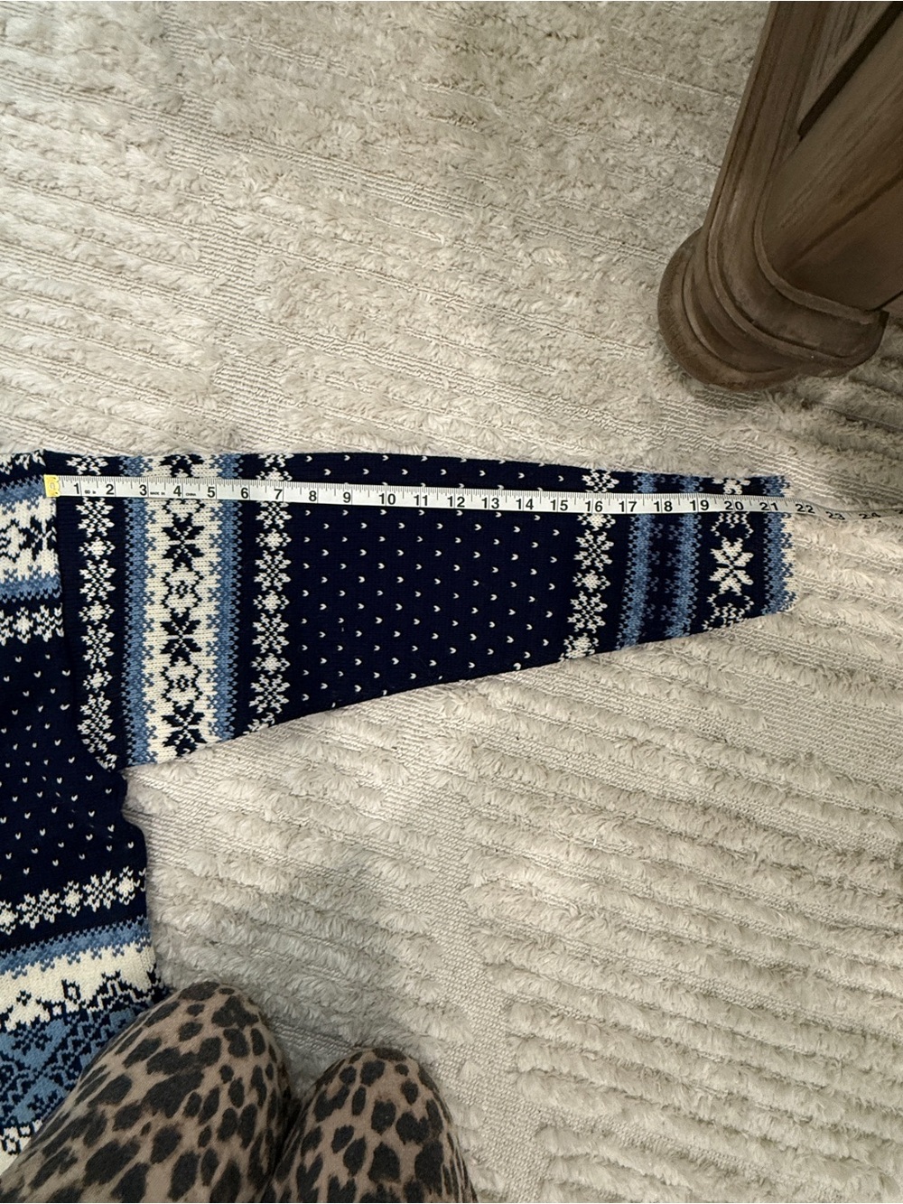 Natural Style Wool sweater / cardigan with tags ! Nordic Fair Aisle size medium - Picture 10 of 10